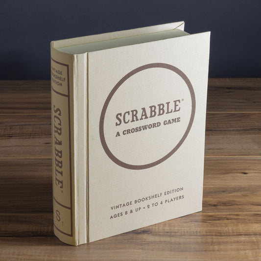 Vintage Scrabble Bookshelf Edition