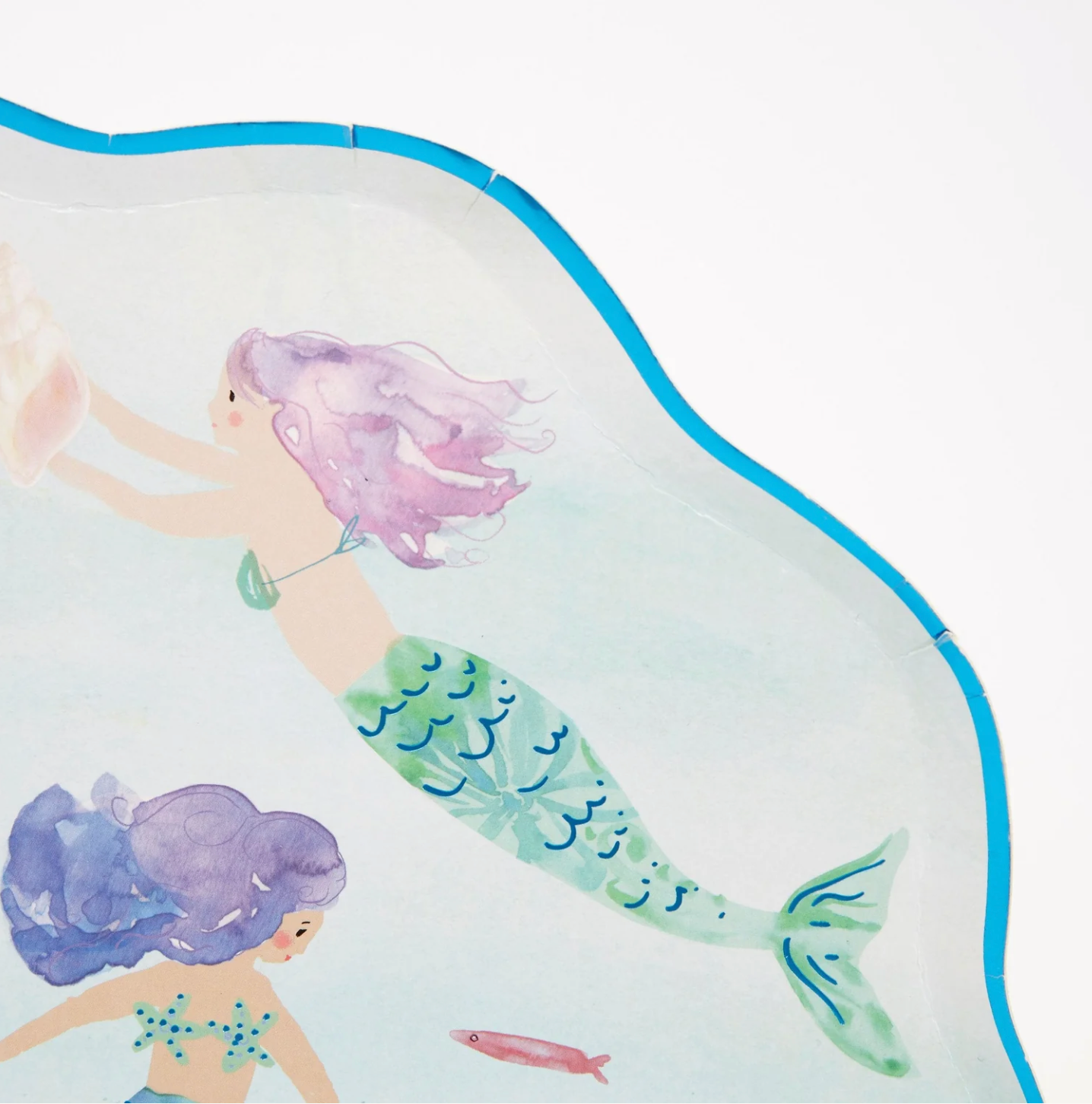Mermaids Swimming Plates (x8)