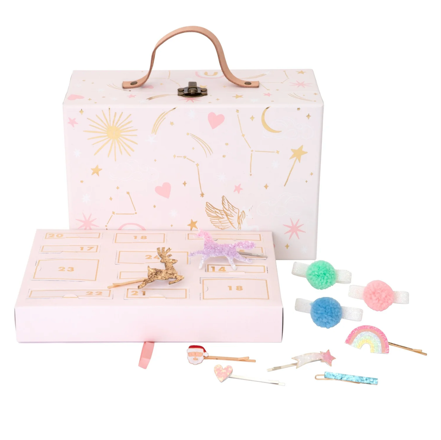 Hair Accessories Advent Calendar Suitcase