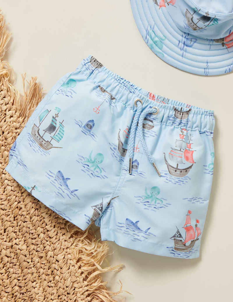 Pirate Ship Board Shorts