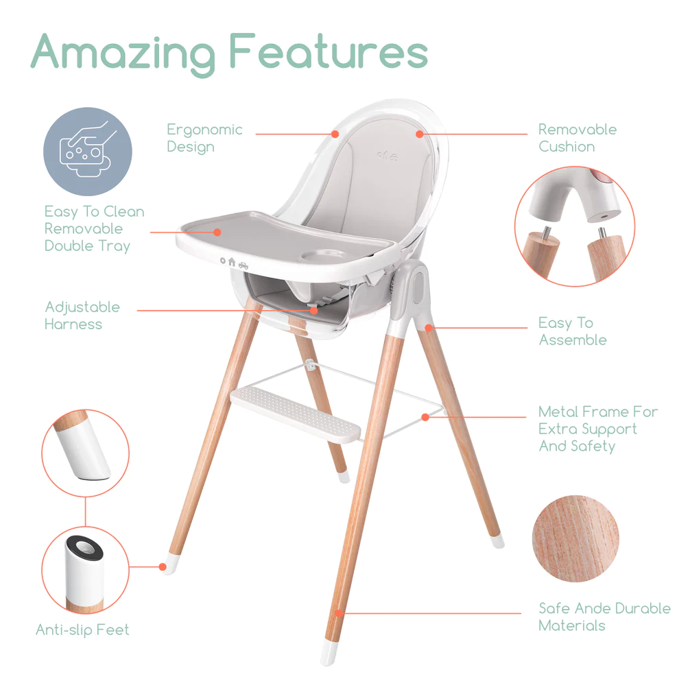 6-in-1 Deluxe High Chair