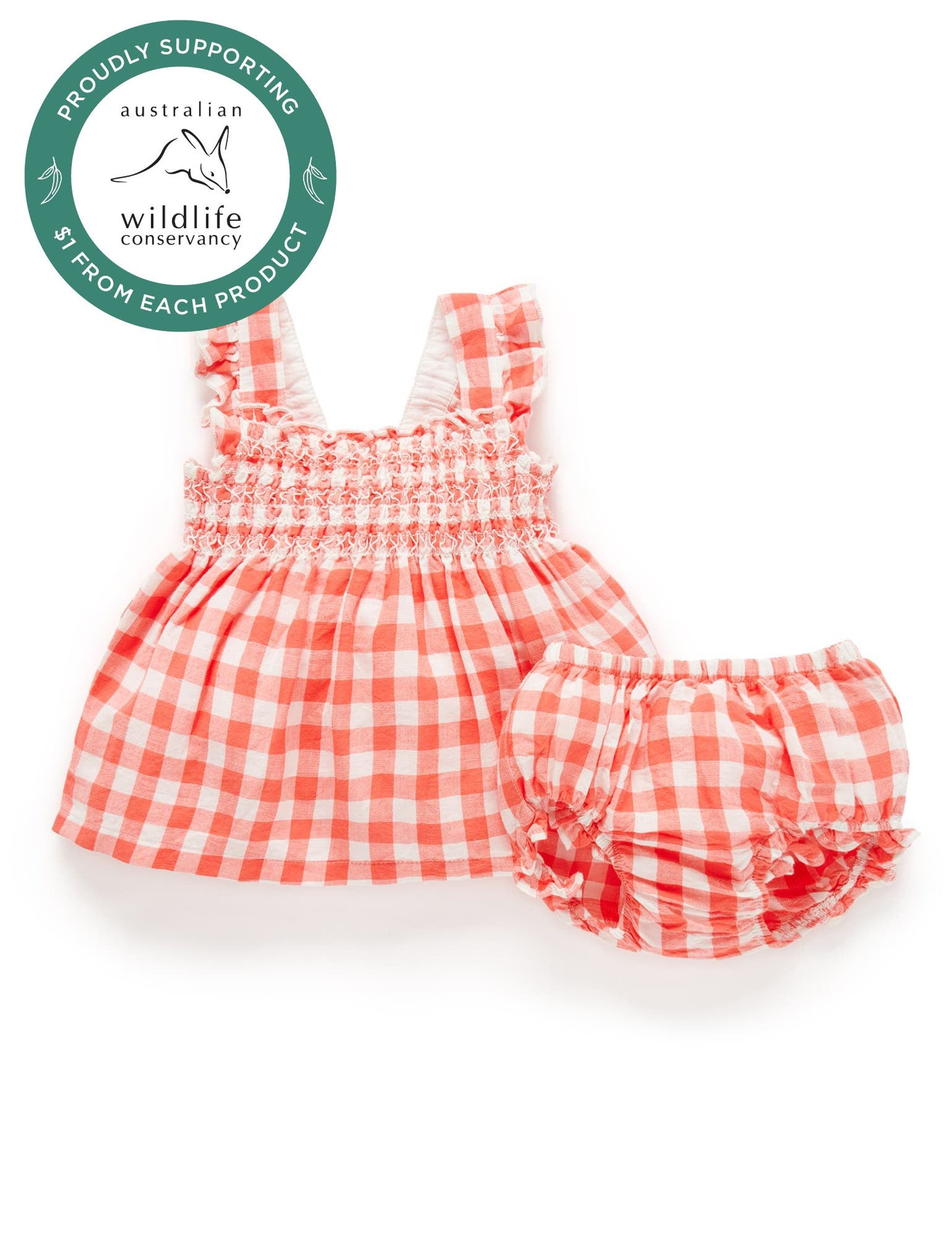 Vintage Red Gingham Set