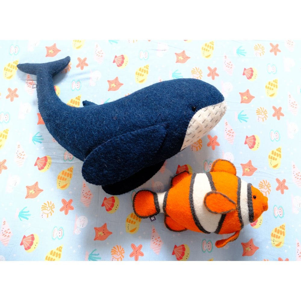 Mini Whale Wall Decoration