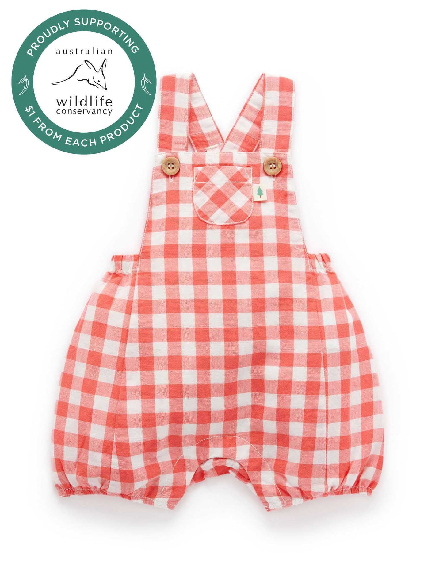 Gingham Overall