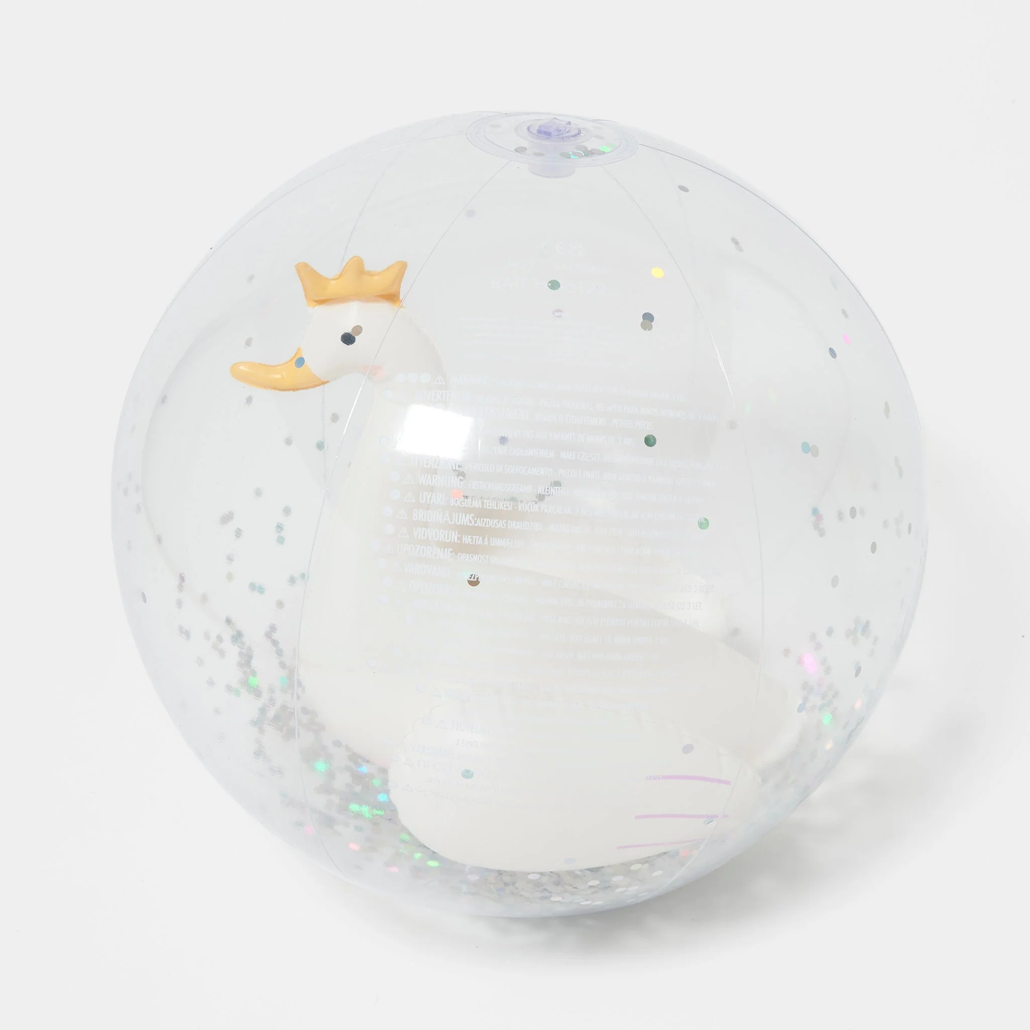 3D Inflatable Beach Ball Princess Swan Multi