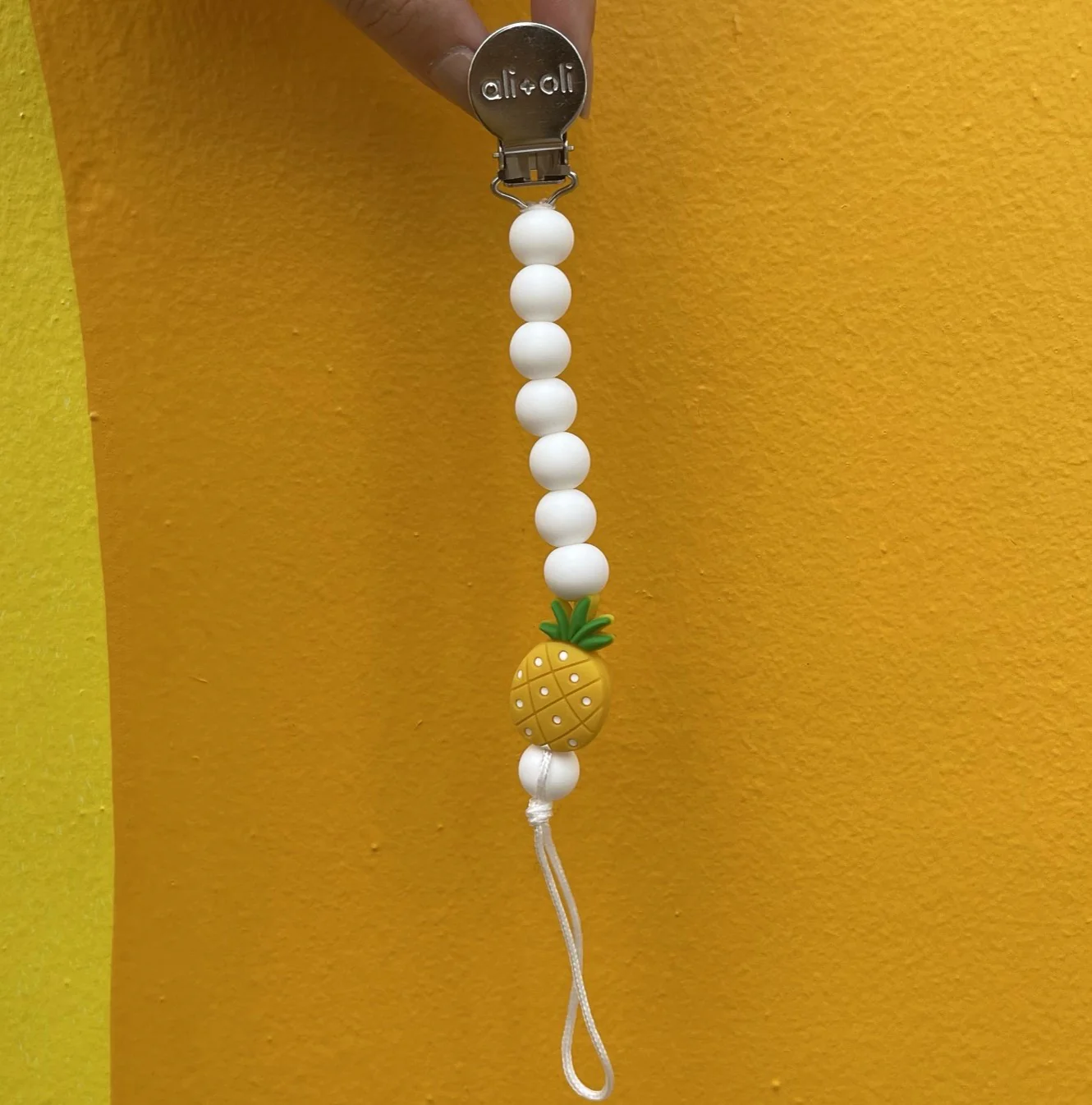 Pineapple Pacifier Clip