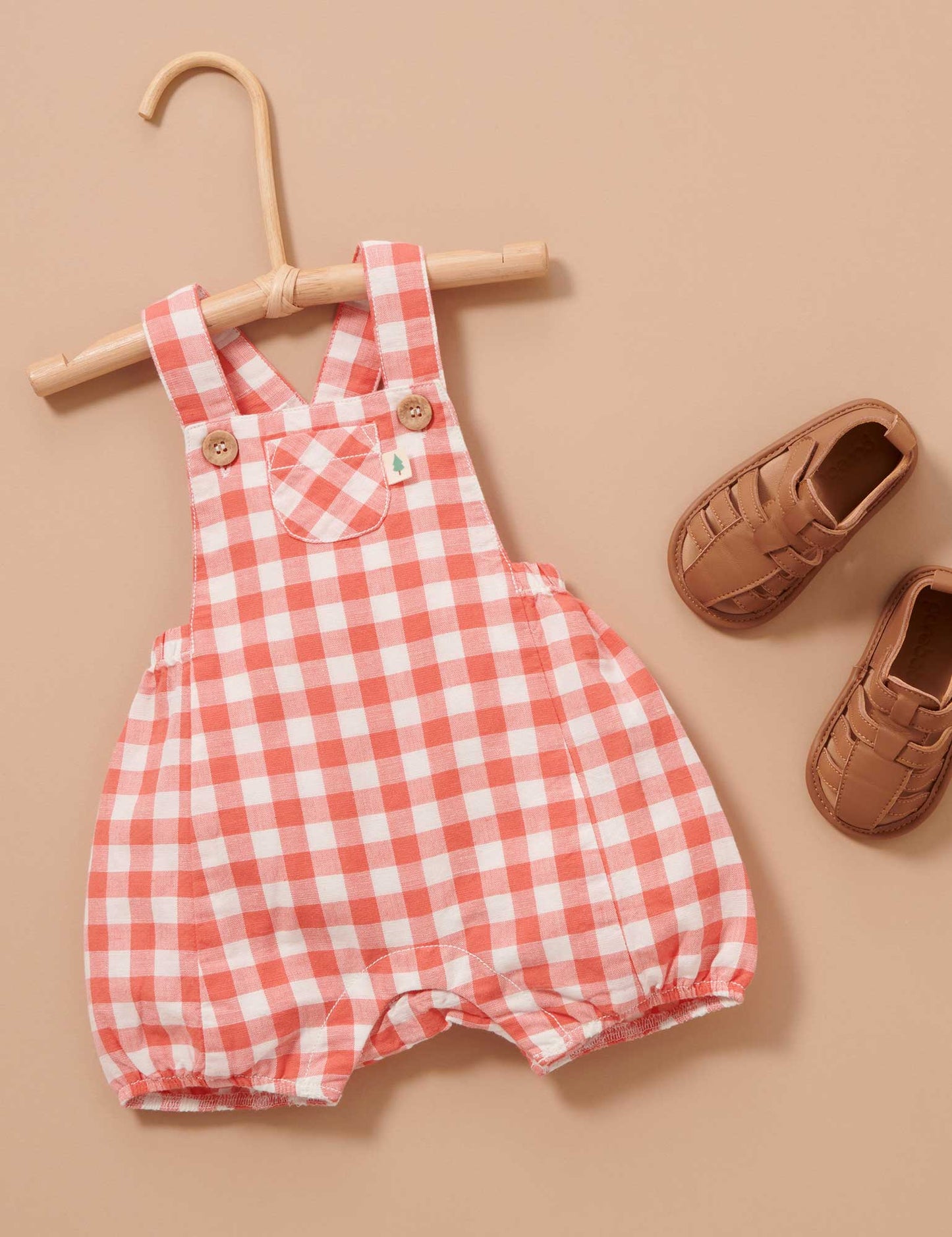 Gingham Overall