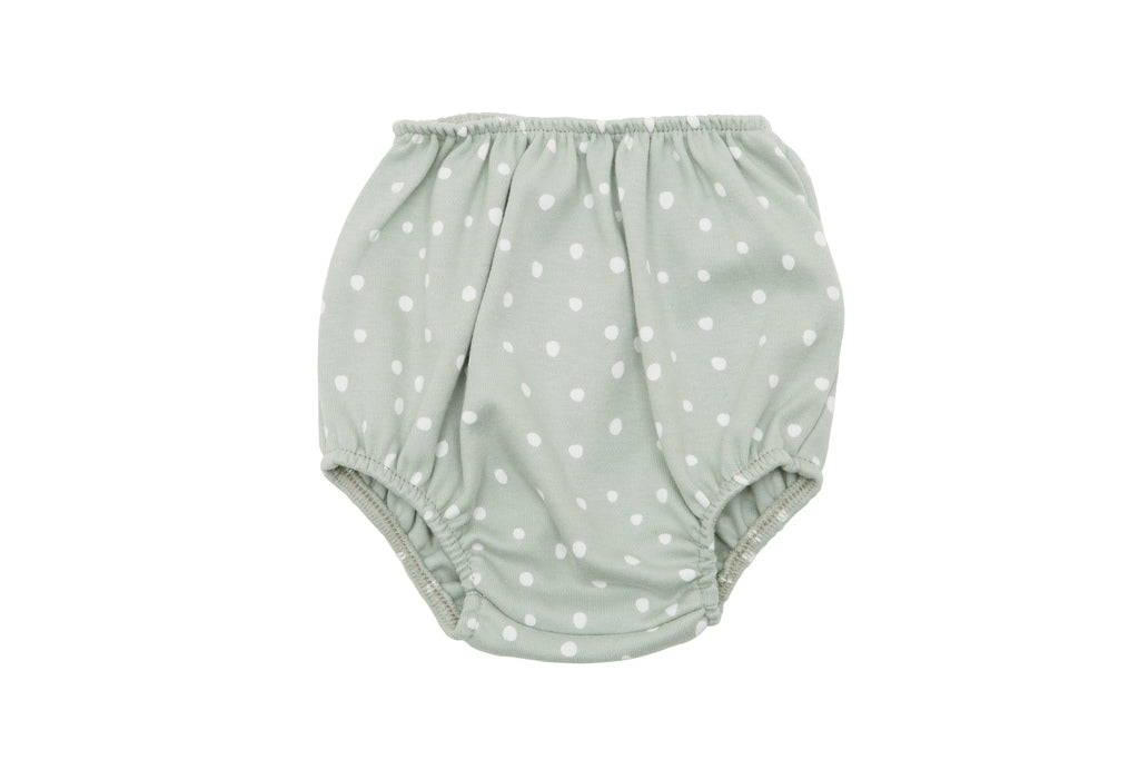 Moss Grey & White Spot Bloomers