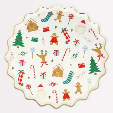 Jolly Christmas Dinner Plates