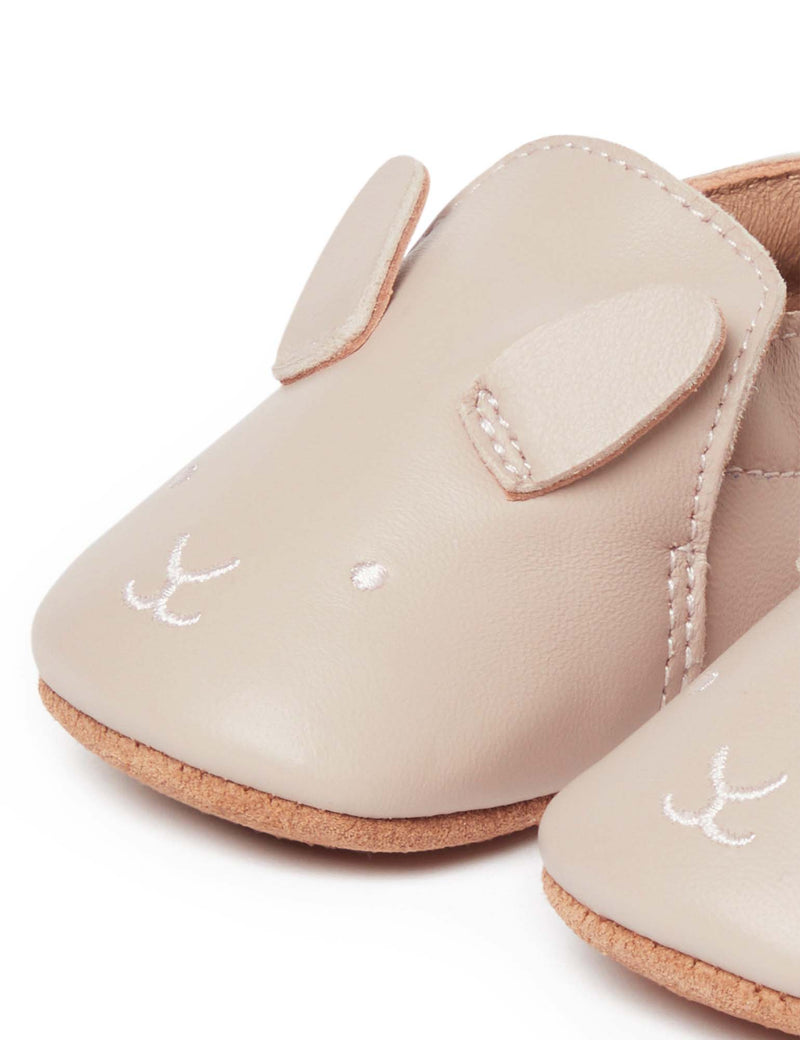 Blush Bunny Pull On Slippers