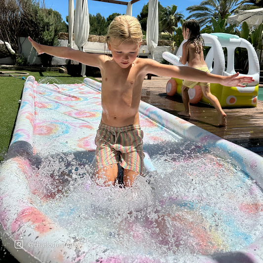 Tie Dye Slip, Slide and Body Board Set