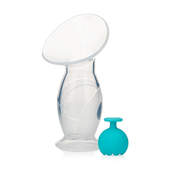 Manual Silicone Breast Pump with a Plug