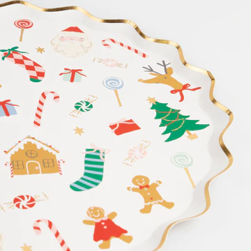 Jolly Christmas Dinner Plates