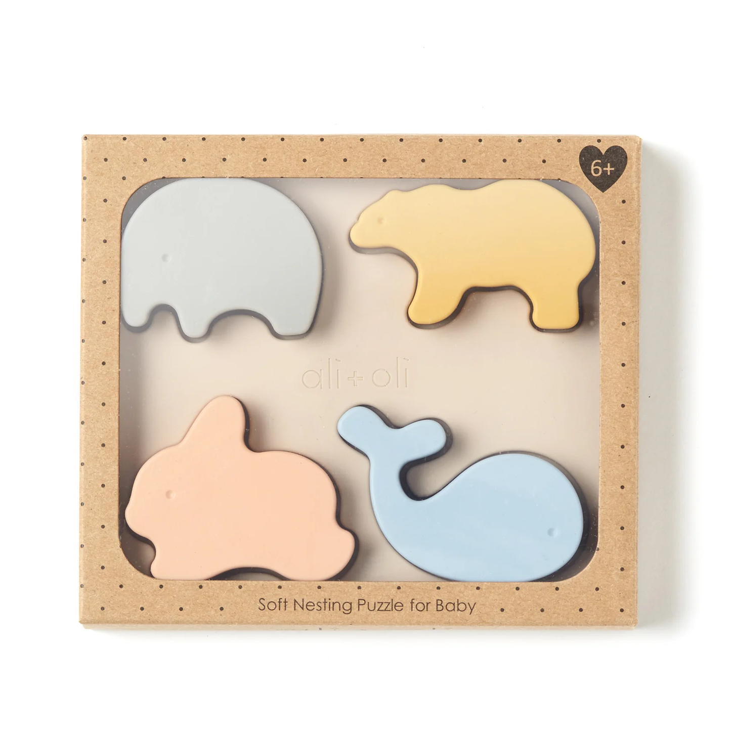 Baby Soft Silicone Mini-Animal Puzzle