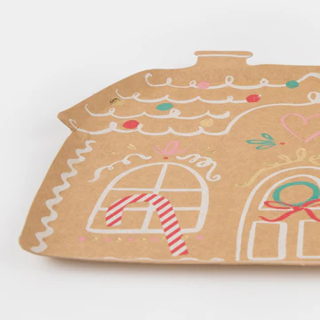 Gingerbread House Plates