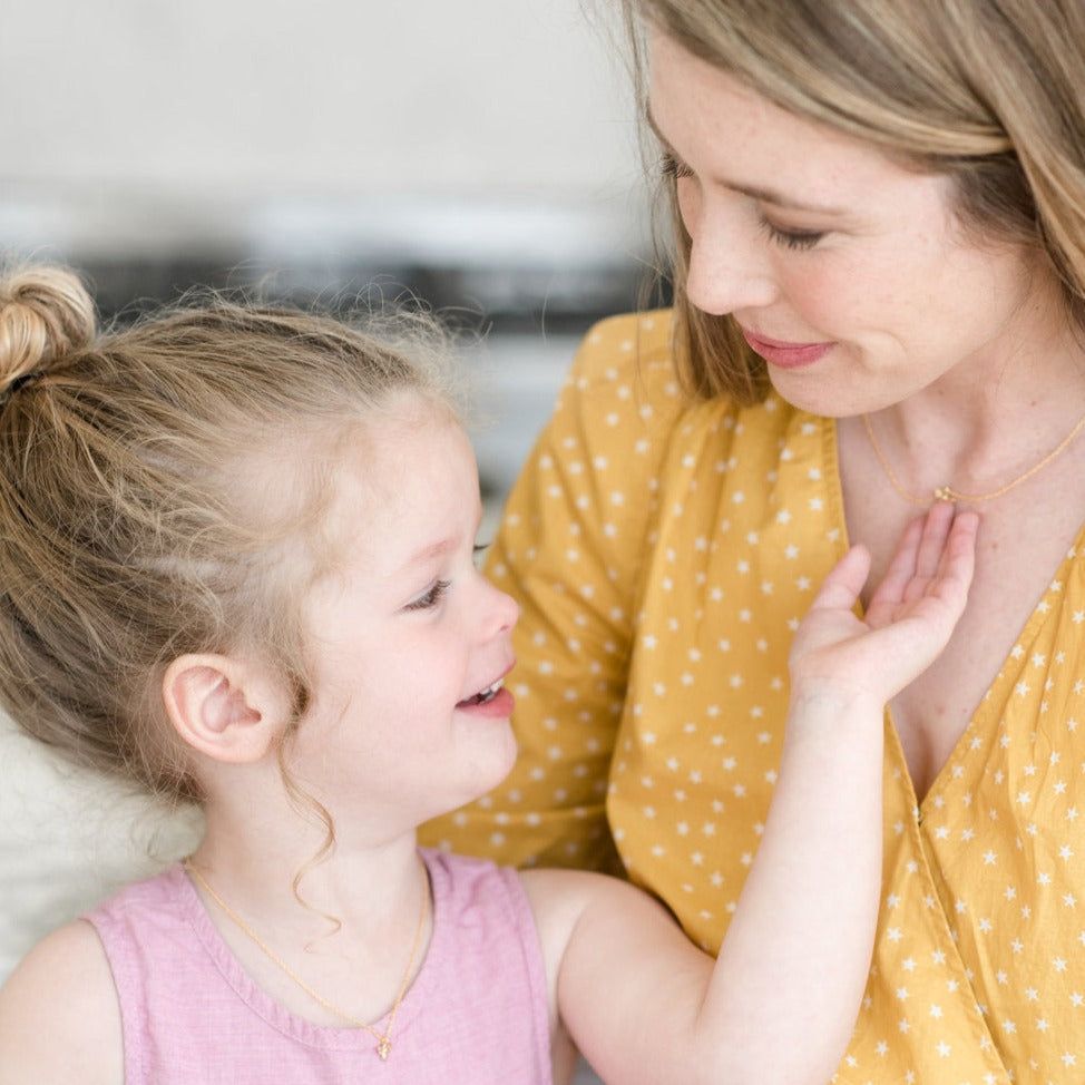 Mama & Me Bee Necklace Set