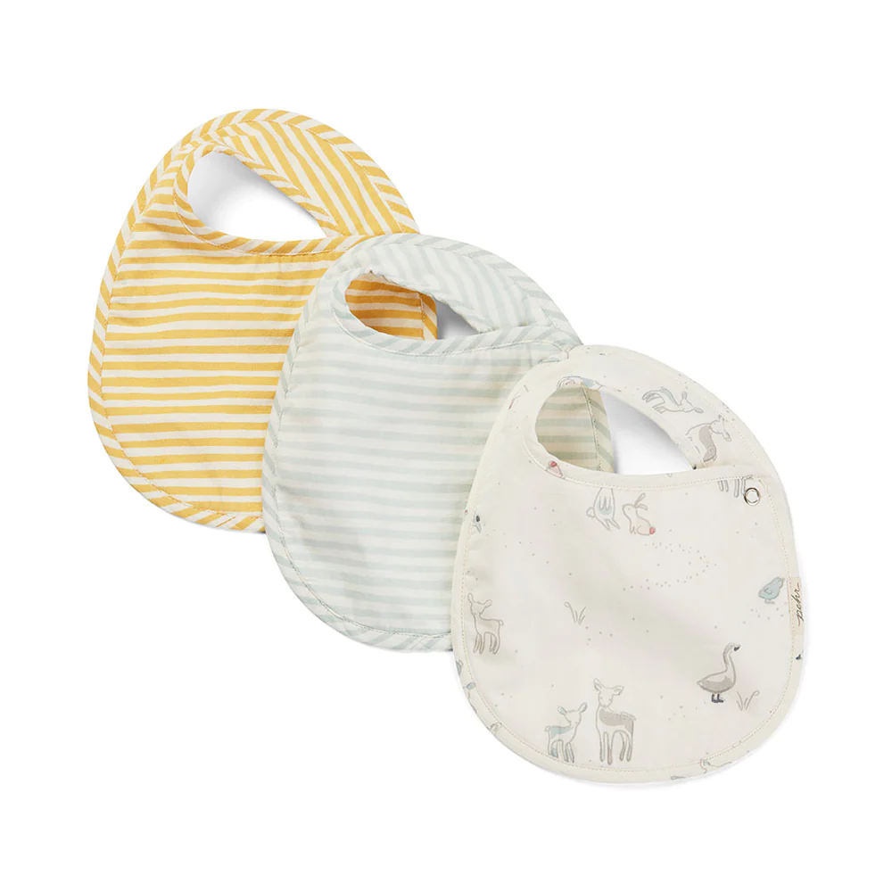 Just Hatched & Stripes away Bib Set