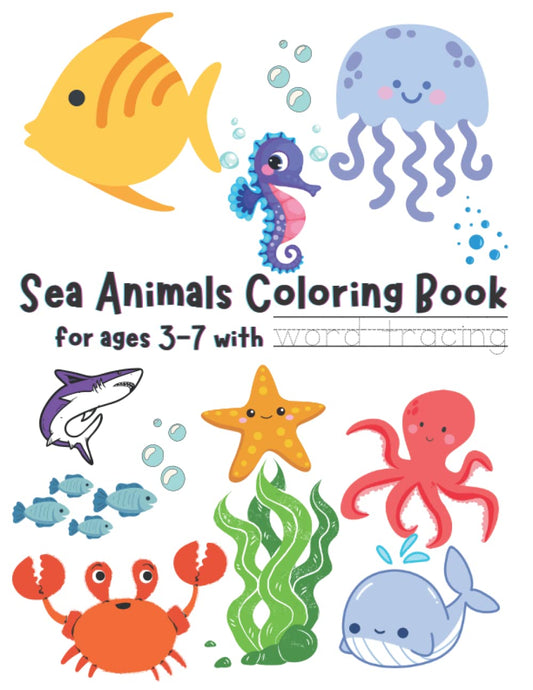 Sea Animals Coloring Book