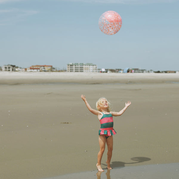 3D Inflatable Heart Beach Ball