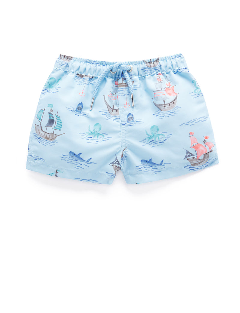 Pirate Ship Board Shorts