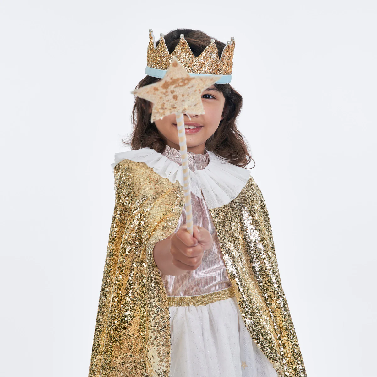 Gold Sparkle Cape Costume