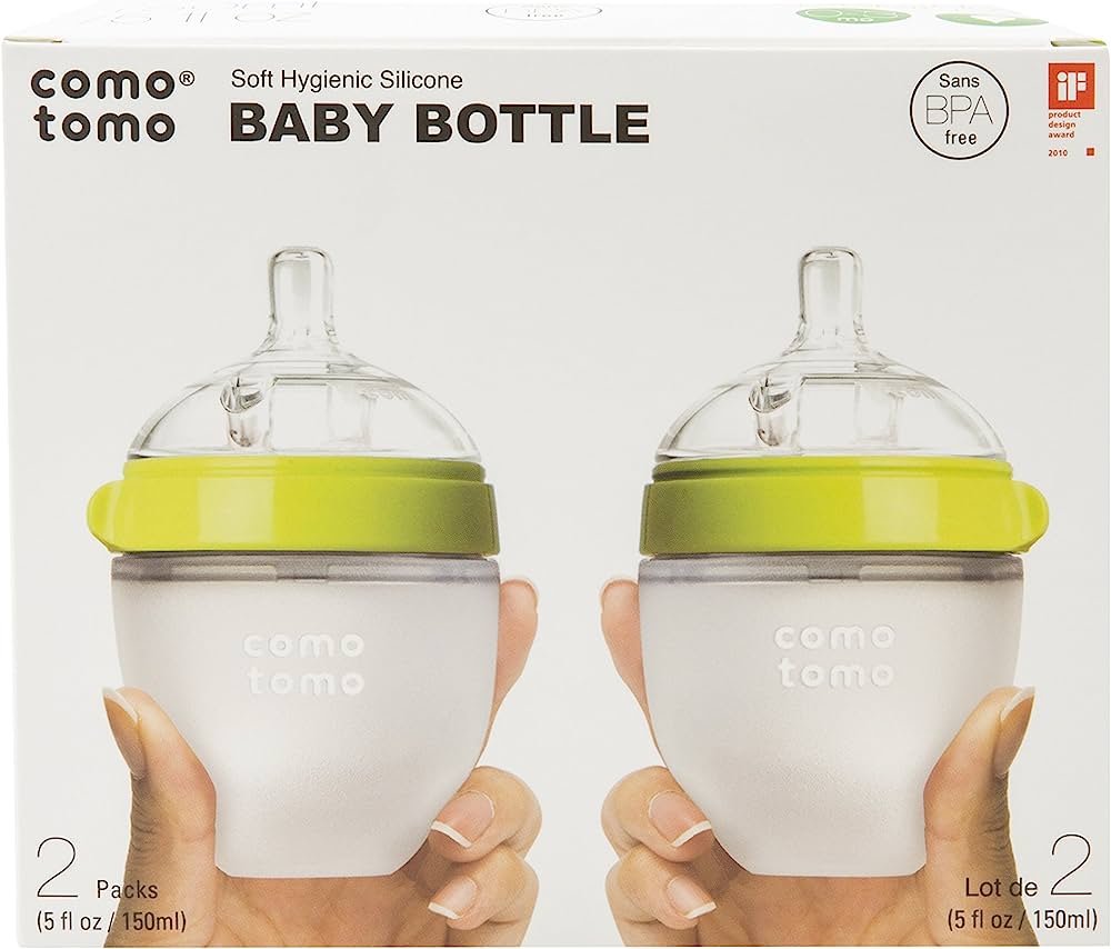 Comotomo 5 oz Baby Bottles (2 pack)