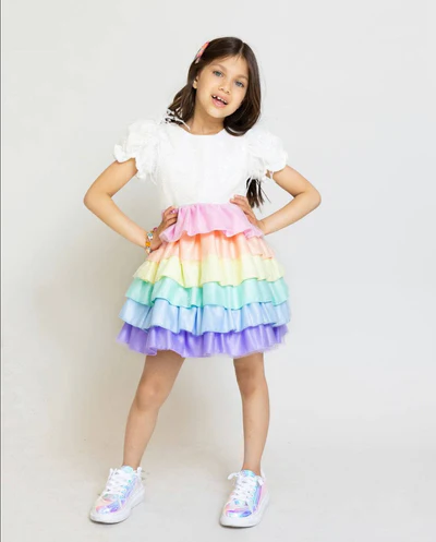 Satin Rainbow Dream Dress