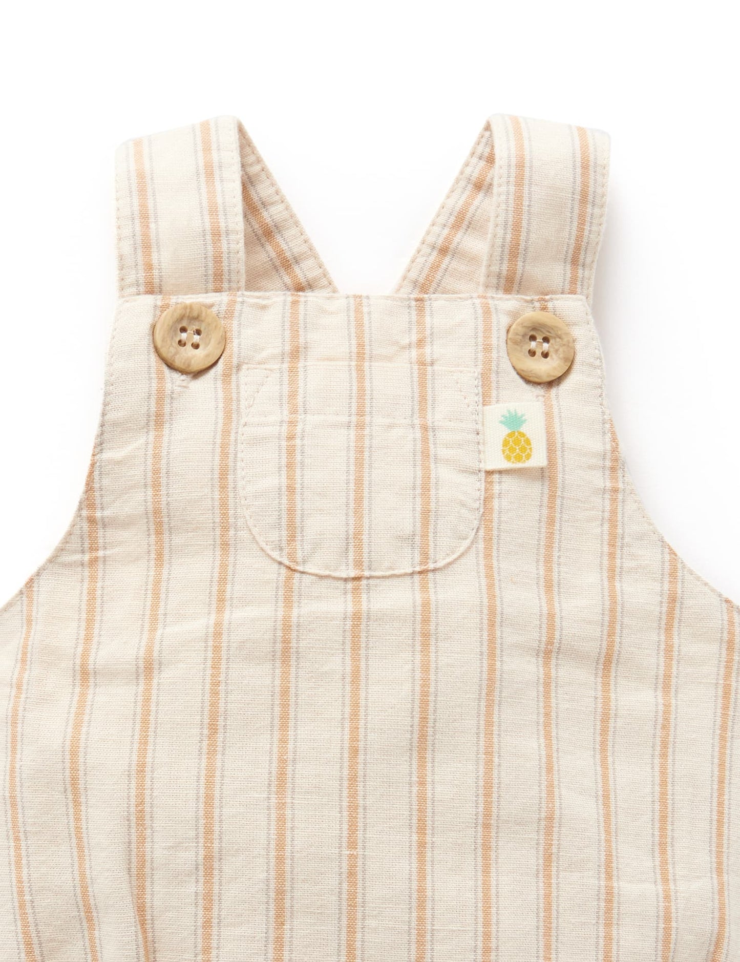 Linen Blend Overall Bodysuit