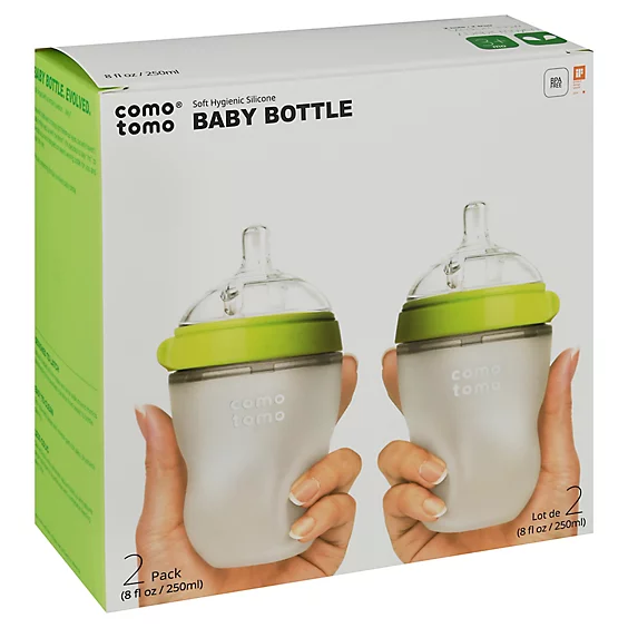 Comotomo 8 oz Baby Bottles (2 pack)