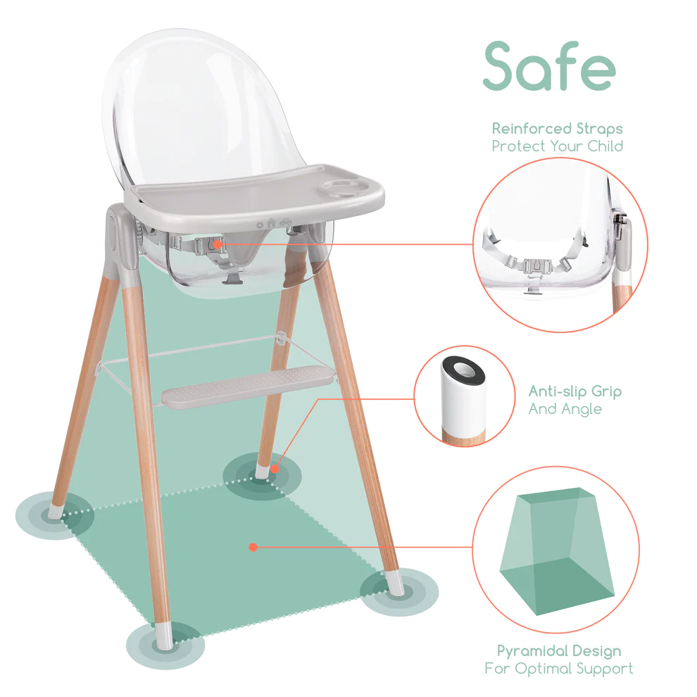 6-in-1 Deluxe High Chair