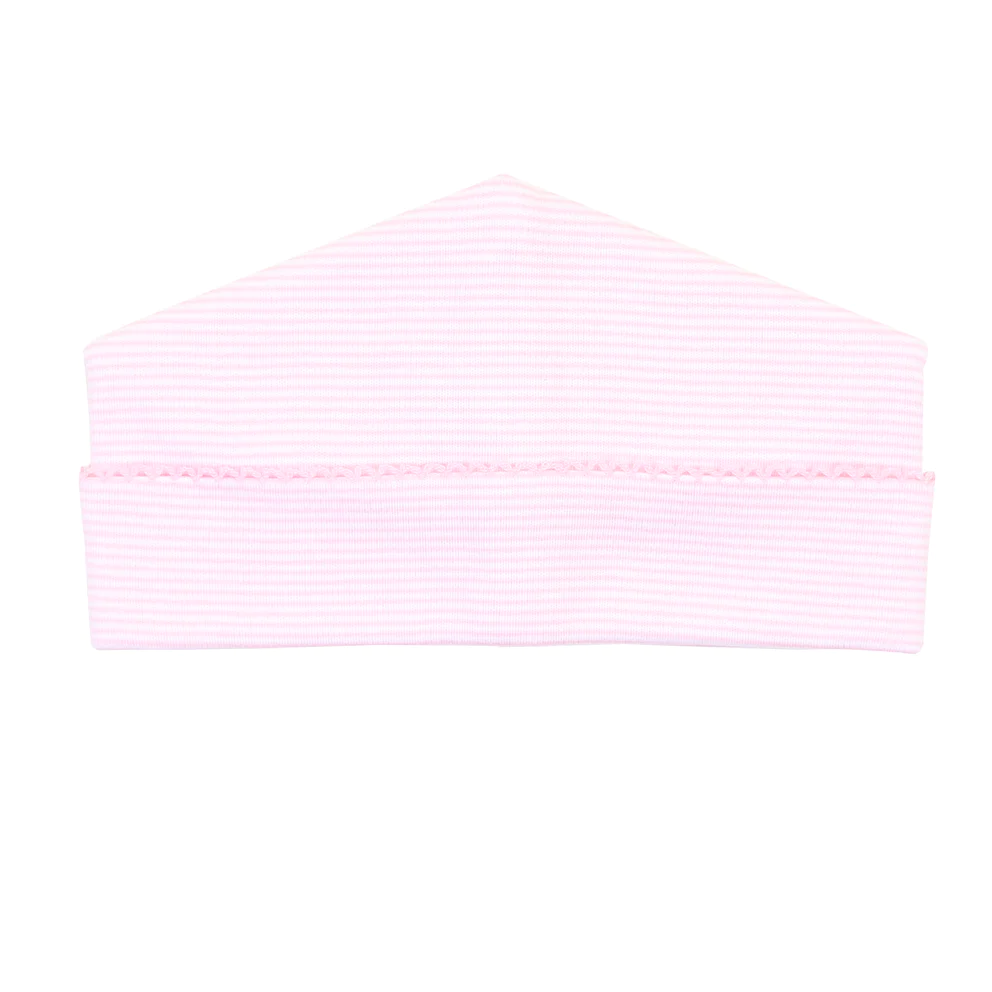 Pink Stripe Newborn Hat