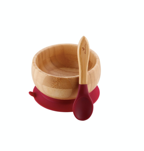 Bamboo Baby Suction Bowl & Spoon