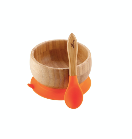 Bamboo Baby Suction Bowl & Spoon