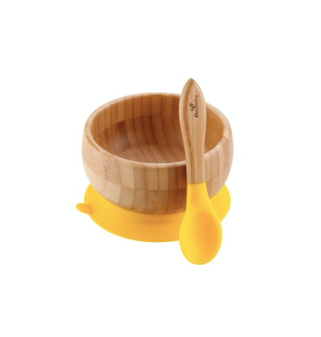 Bamboo Baby Suction Bowl & Spoon